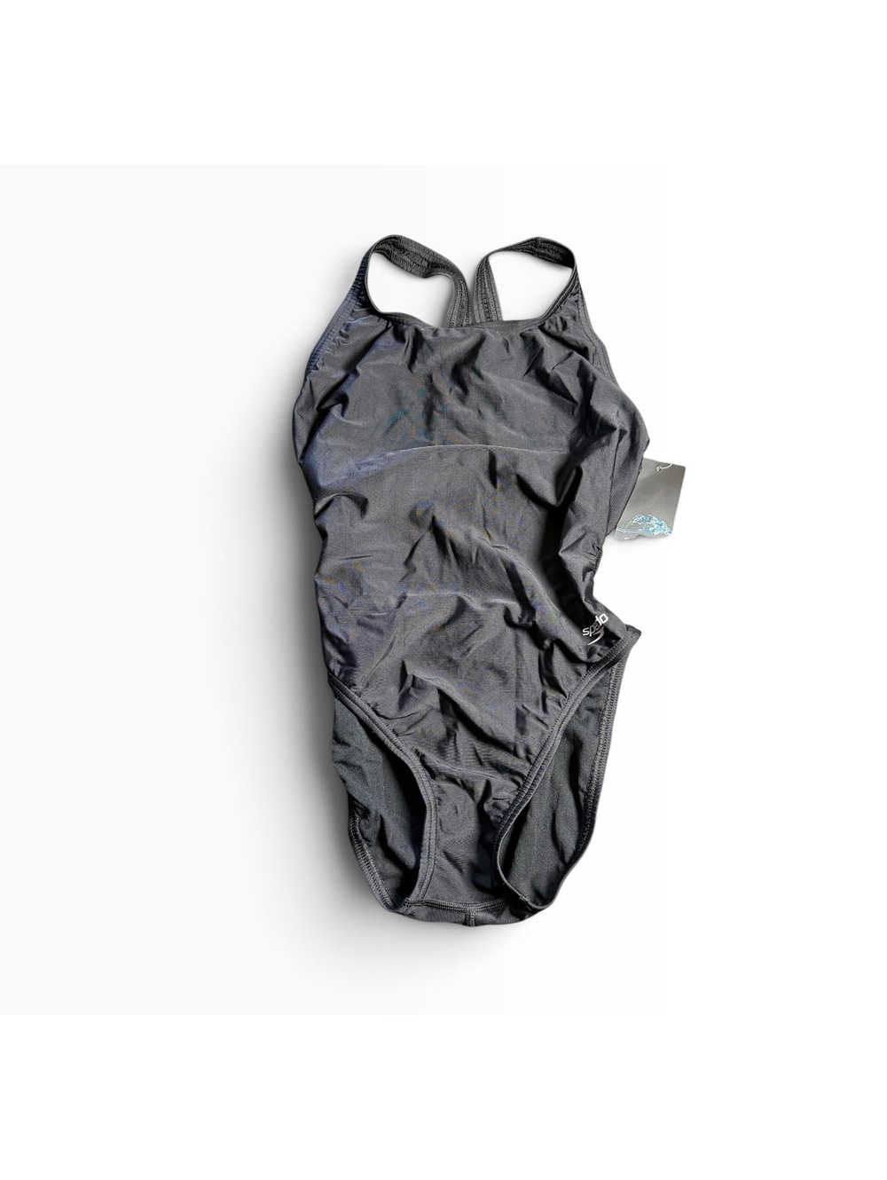 SPEEDO PRO-LT black anthracite women’s size 8/34 athletic swim training swimsuit